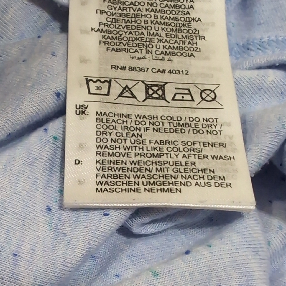 Adidas Sky Blue Speckled Tank Top - Picture 8 of 12
